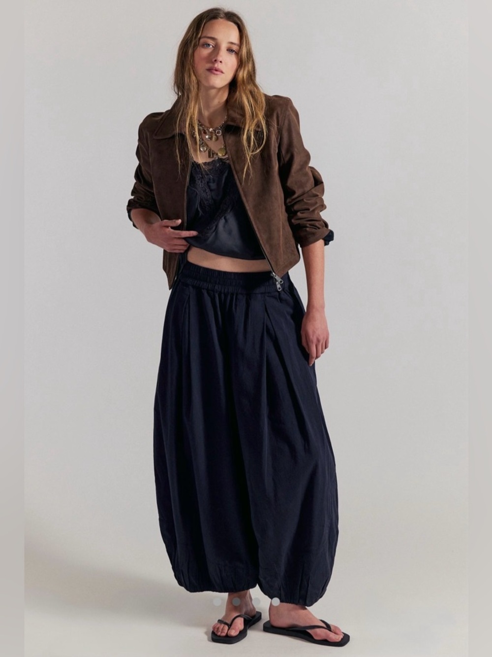 Free People Pull-On Balloon Pants